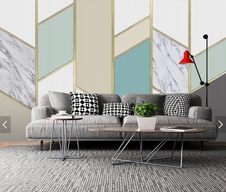 Abstract Geometric Square Mural Marble Wallpaper Art Wall Painting Customize Murals HD Photo Wall Papers Roll Printed Wall Covering