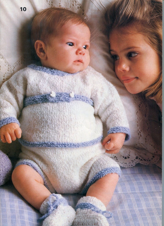 Vintage 80 Pdf Patron Francais Tricot Brassiere Culotte Et Etsy