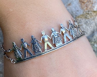 Armenian jewelry Dancers bracelet Kochari Dance Bracelet Sterling Silver Kochari dance bracelet Armenian bracelet Gift for dancers