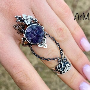 Amethyst finger sales