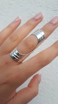 Armor rings Shield ring Double ring Joint ring Knuckle ring Statement ring Full finger ring Armenian silver Ring Large Ring Unique Ring product logo