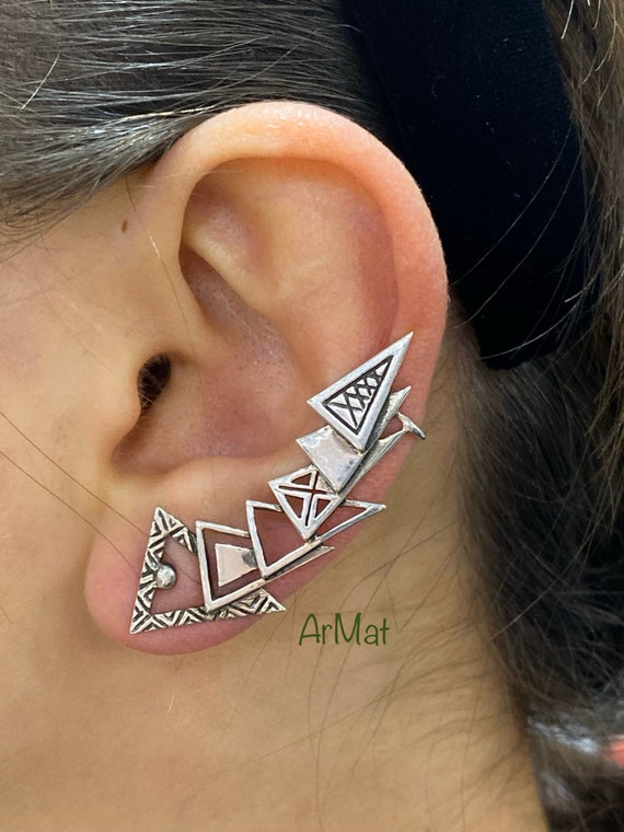 Clip on ear climbers best sale