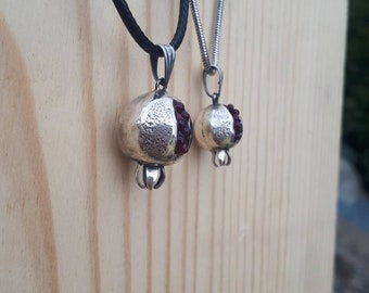 Armenian Pomegranate Pendant National Symbol of Armenians Silver POMEGRANATE Armenian gift jewelry Amulet of Family Symbol of Family