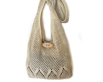 Boho shopping shoulder bag