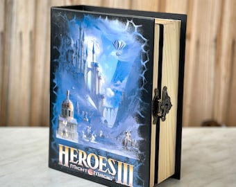Tower themed Heroes 3 wooden box