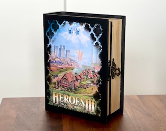 Castle themed Heroes 3 wooden box
