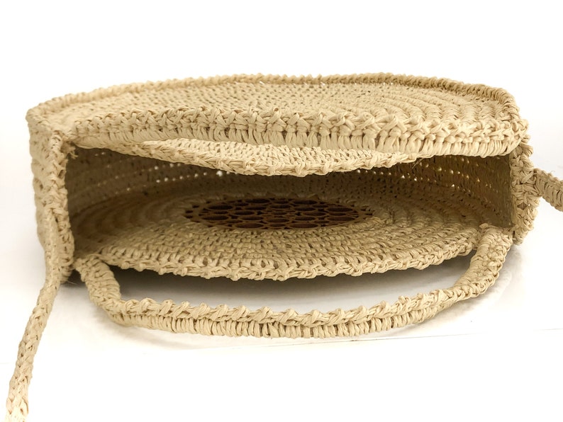 NATURAL Straw Beach Bag Crossbody Bag Boho Straw Bags Etsy