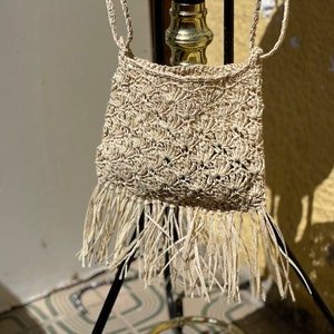 Crochet bag, Crochet Straw bag, Straw Raffia bag, crossbody bag, shoulder bag, moroccan bag wicker bag boho bag image 4