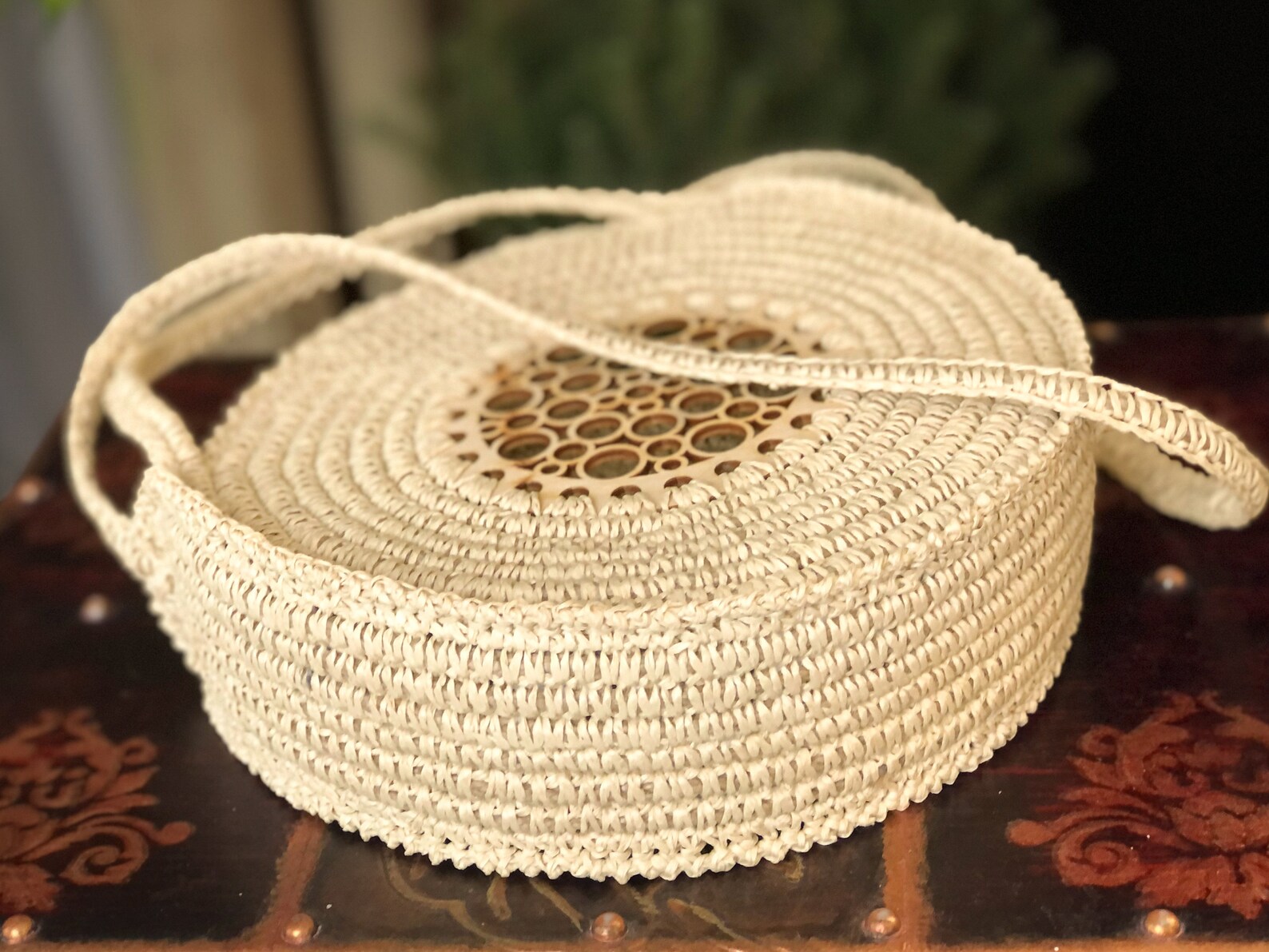 NATURAL Straw Beach Bag Crossbody Bag Boho Straw Bags Etsy