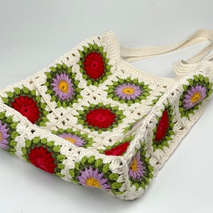 Crochet Bag Pattern Granny Square Pattern Granny Square Tote - Etsy