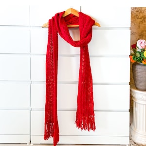 Wool Knit Scarf, Shawl For Women, Comfy Knitwear, Extra Long Scarf, Chunky Scarf, Winter Scarf, Warm Thick Shawl, Minimalist Clothing