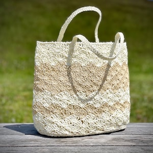 Crochet Straw bag, Straw Raffia bag, Beach bag, big tote, french market basket, moroccan bag wicker bag boho bag, shopper