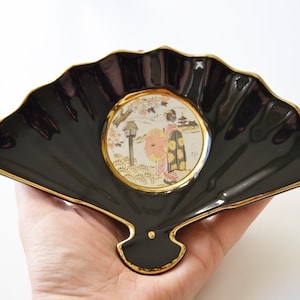 the art of chokin, decorative plate, fan dish, japanese dish, jewel guardian, the art of chokin japan, the art of chokin