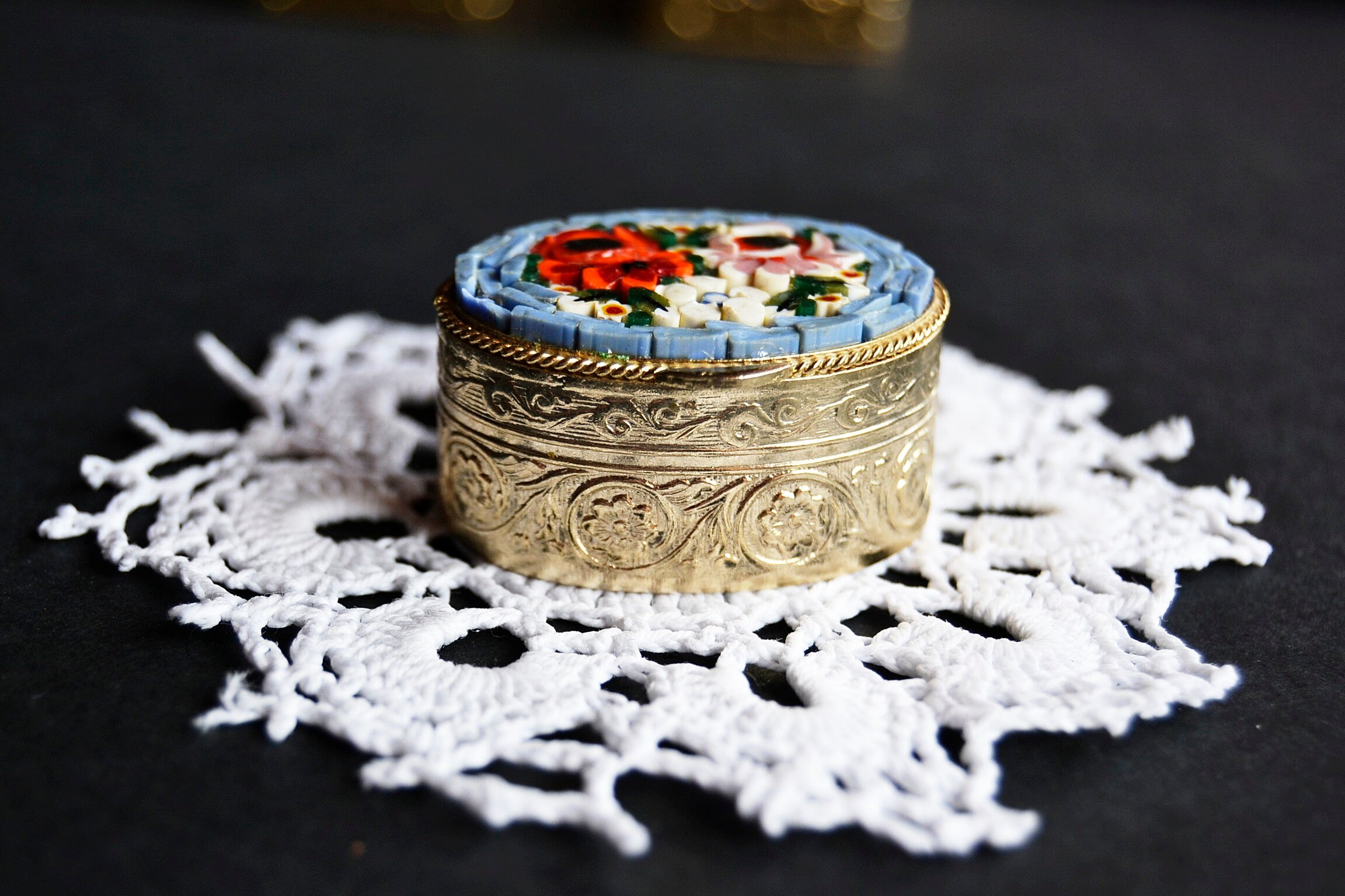 MOORCROFT エナメルピルボックス M.Graves MOORCROFT エナメルピルボックス M.Graves MOORCROFT エナメルピル