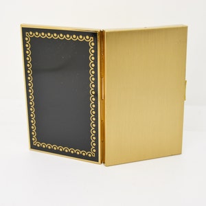 nuovo portasigarette vintage, portasigari, portasigarette vintage tono oro, scatola di sigarette, portasigarette, regalo signora, regalo fumatore, anni '70