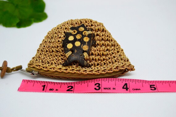 natural purse, owl purse, crochet purse, eco purs… - image 8