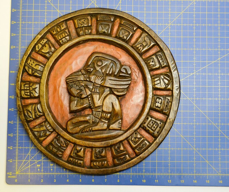 Carved Wooden Haab Calendar Mayan Solar Calendar Haab Carved Etsy Carved Wooden Haab Calendar Mayan Solar Calendar Haab Carved Etsy