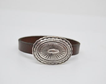 vintage leather bracelet