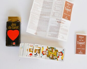 Vintage French Tarot Deck: Witchcraft Cards