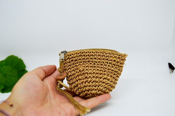 natural purse, owl purse, crochet purse, eco purs… - image 5