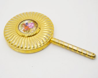 ヴィンテージ リモージュ磁器 ゴールド ハンドミラー - Etsy 日本