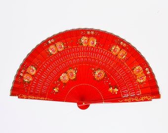 wooden fan, vintage fan, women&#39;s fan, Spanish fan, folding fan, collection fan, design fan, handmade fan, hand fan