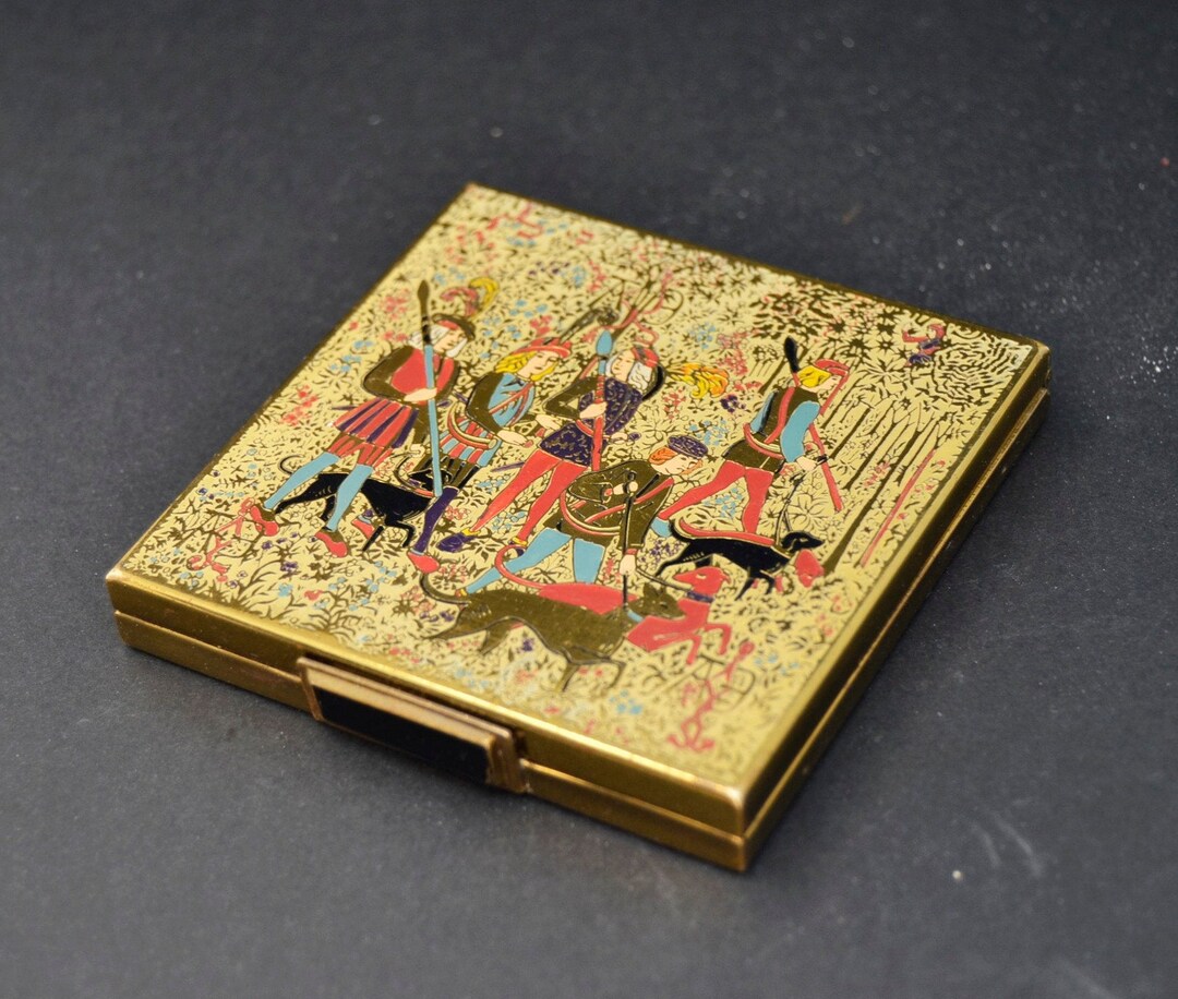 Vintage Compact Mirror, Compact Mirror, Vintage Compact, Handbag Mirror