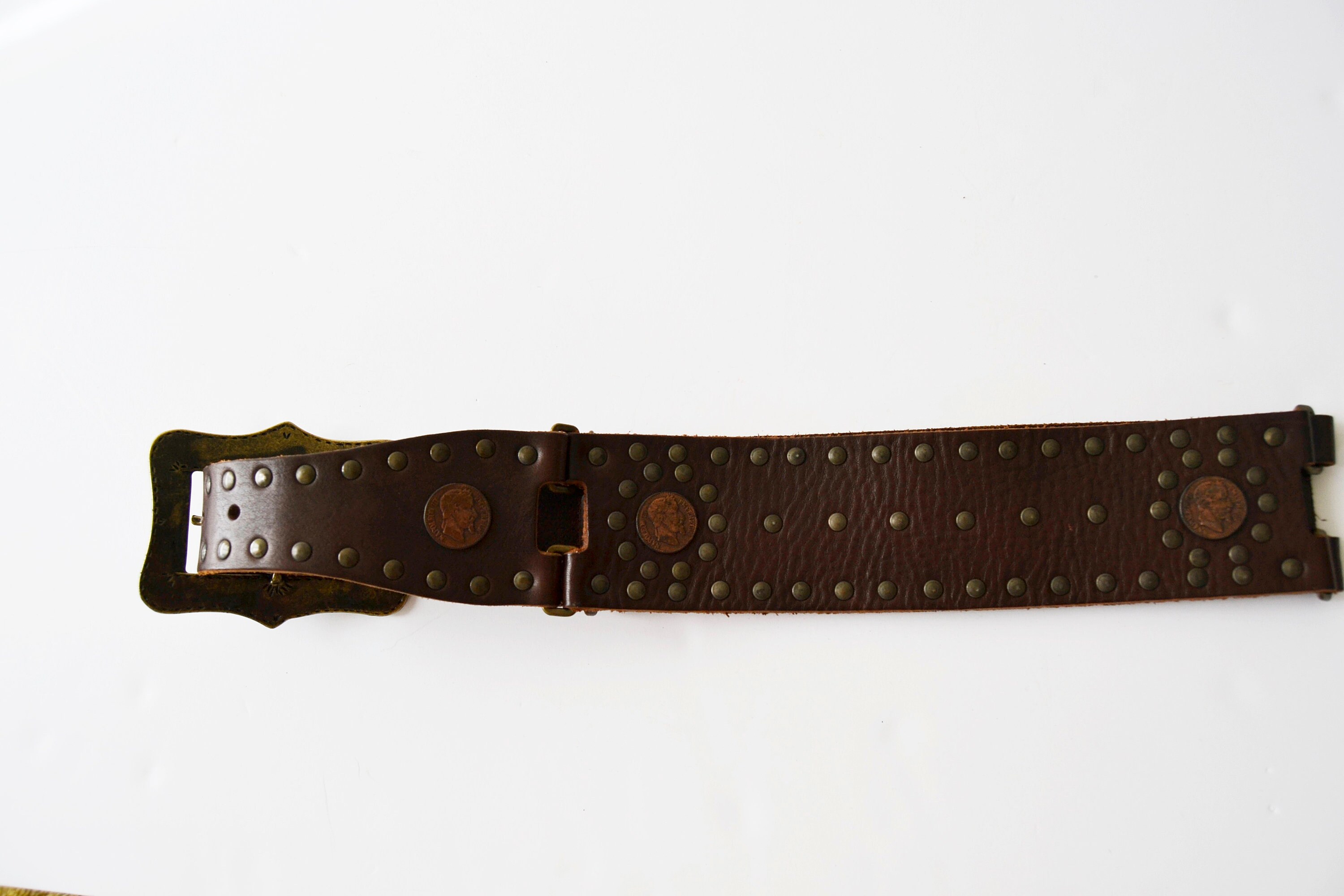 Anna Biagini belt Leather belt Anna Biagini Camel size 85 cm in Leather - 38734769 main image 2