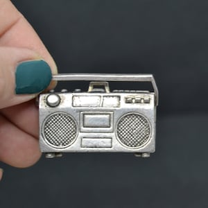 cassette player, rare pillbox, vintage pillbox, collection pillbox, alpaca pillbox, collection miniatures, original gift, women&#39;s gift,