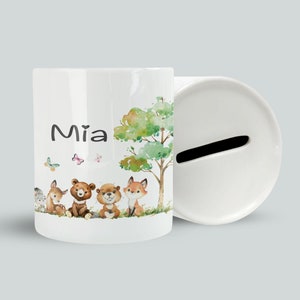Money box personalized with name personalized motif FRIENDS for girls boys money box money gift Christmas birth birthday