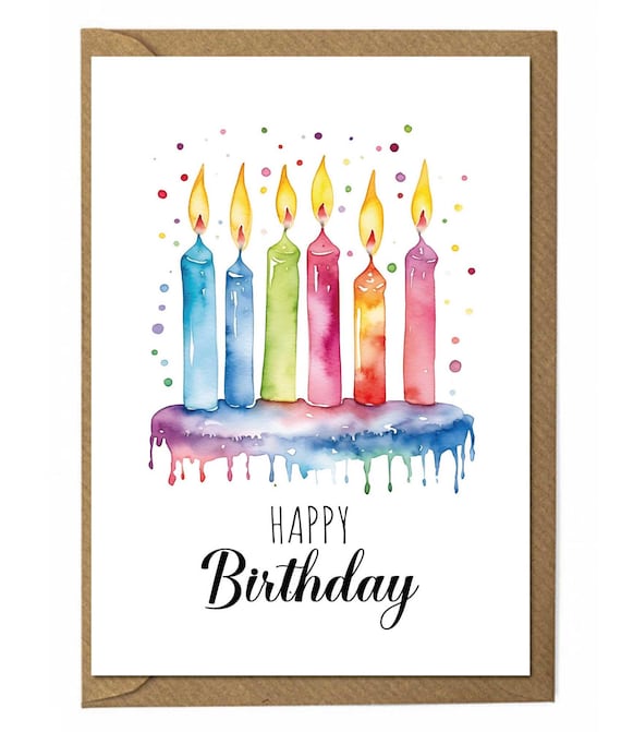 Set 24 Biglietti Compleanno Buste Pieghevoli 20x15cm Set 24 Biglietti Auguri Compleanno Con