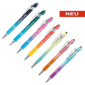 Personalized Ballpoint Pen Colors with Engraving | Soft Touch Pen | Great Gift