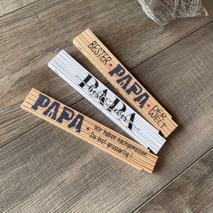 Gift Father&#39;s Day, Christmas - folding rule with different sayings