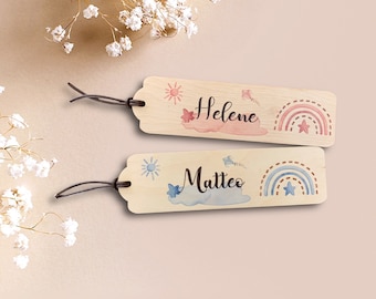 Bookmark, school child, school start, school start, bookmark with name, bookmark personalized, gifts school enrollment, bookmark children