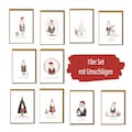 Christmas cards set of 10 including envelopes - high-quality postcards for Christmas - greeting cards in premium quality also individually