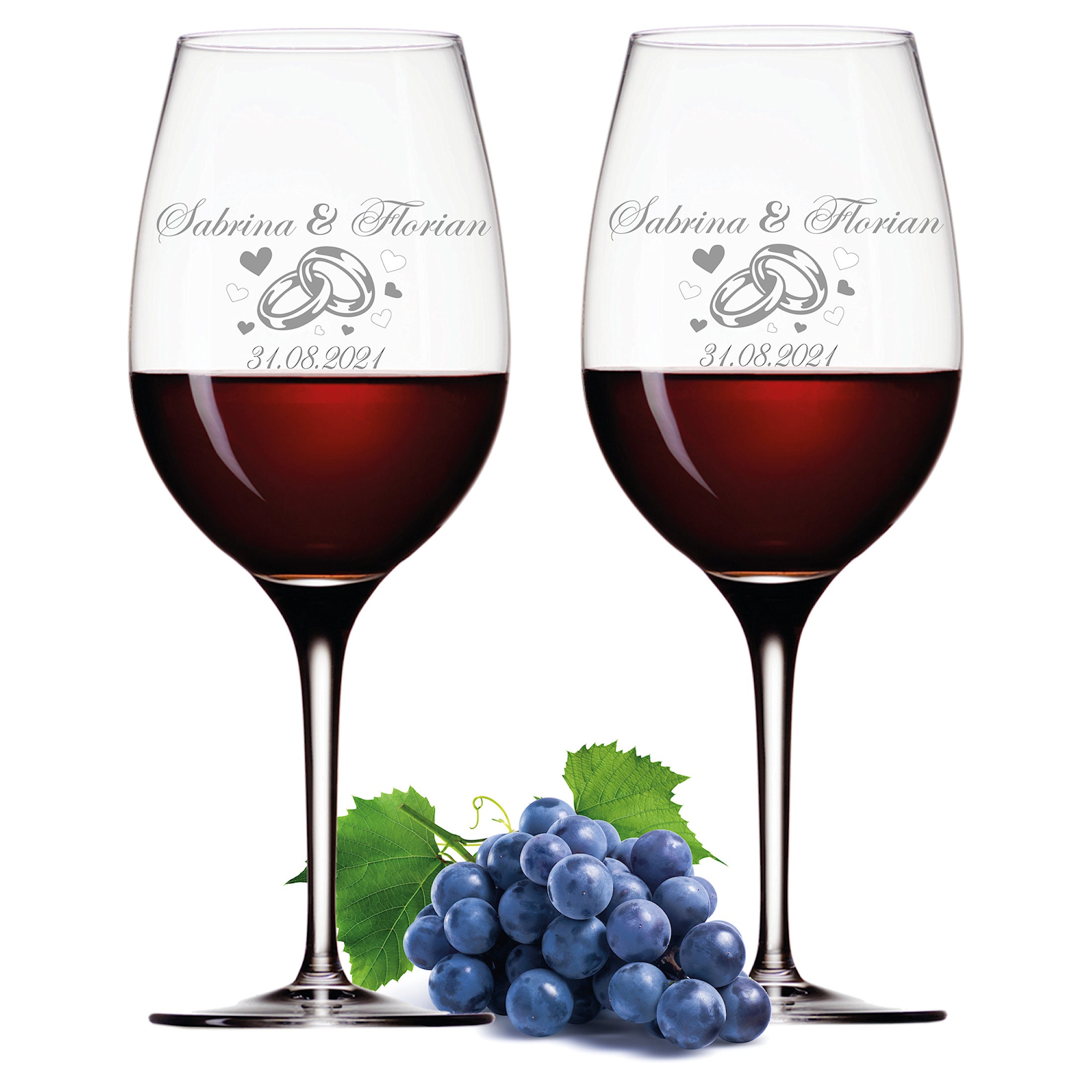Leonardo XL - Bicchiere da vino con incisione, ideale come regalo di  compleanno originale per uomini e donne, adatto come bicchieri da vino rosso,  colore fumetto : : Casa e cucina
