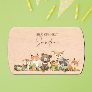 Gift birth FRIENDS | Breakfast board personalized | Board personalized | Baby gift birth | Board, wooden board