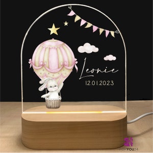 Night light personalized SKY | Baby gift birth | Night light baby | Rainbow night lamp | Birth gift, baby