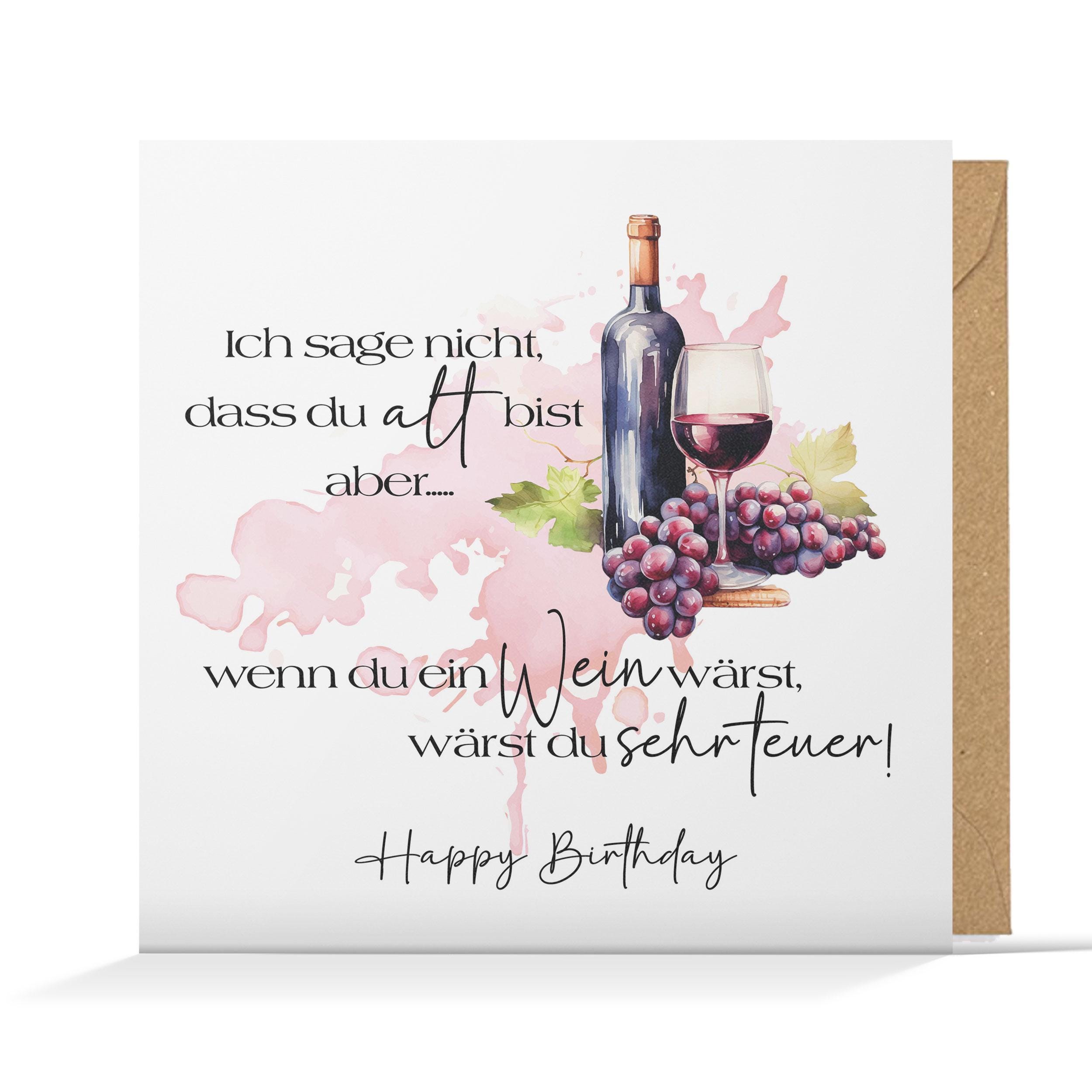 Biglietto auguri 50 anni compleanno Rosa Donna - Parole di Carta