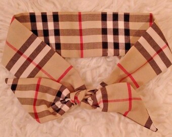 burberry head tie