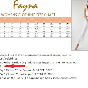 Puede incluir: Una tabla de tallas para ropa de mujer con medidas en pulgadas y cent&iacute;metros. La tabla incluye tallas XS a XL, con las medidas correspondientes para el busto, la cintura y las caderas. La tabla tambi&eacute;n incluye una nota que indica que la empresa no produce tallas m&aacute;s grandes que las que se muestran.