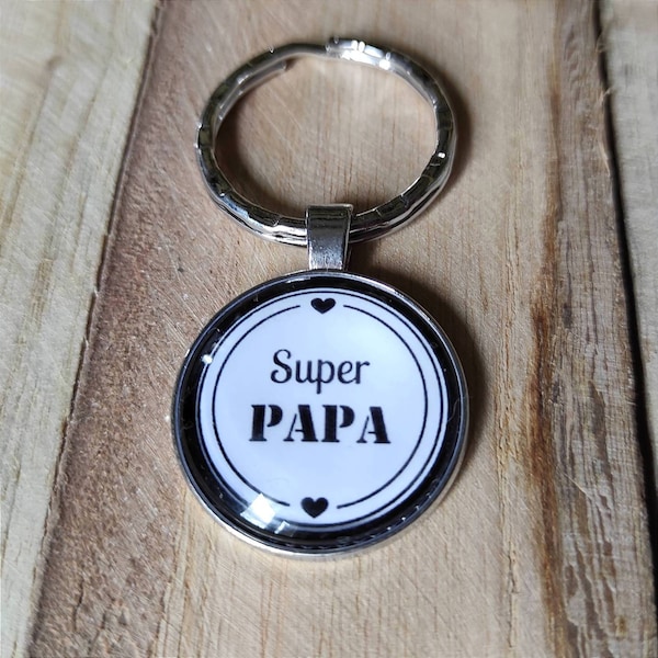 Porte-clés Super Papa