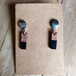 Earrings - Black Carra