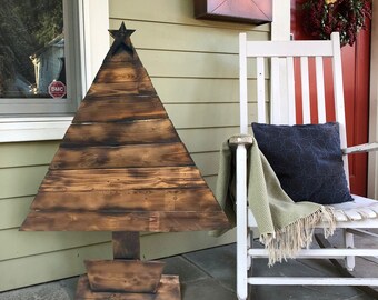 wood christmas tree holiday decoration 42 made from reclaimed pallets rustic shipping local pickup available - Christmas Tree Made From Pallets wood christmas tree holiday decoration 42 made from reclaimed pallets rustic shipping local pickup available - Christmas Tree Made From Pallets