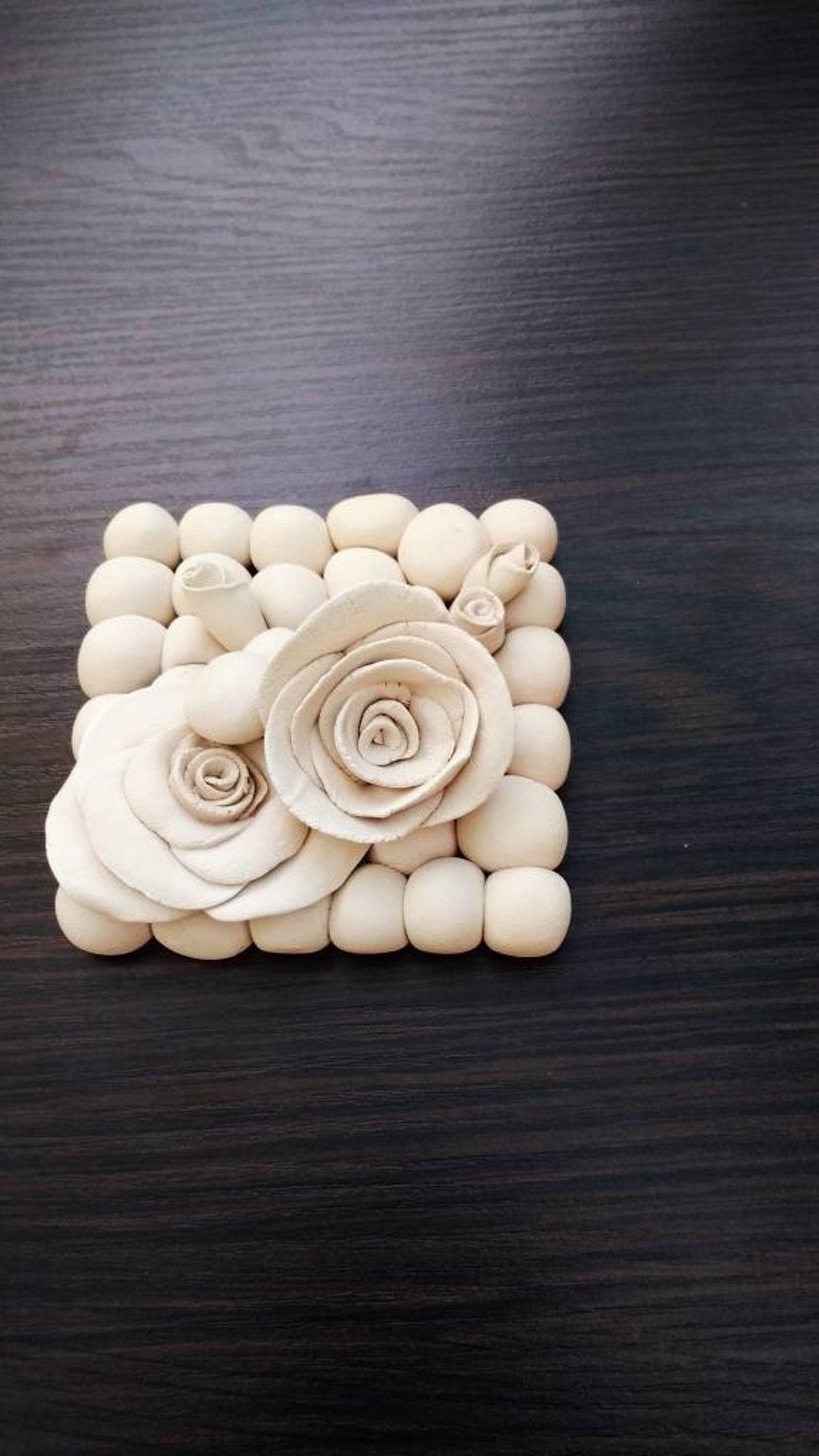 Ceramic wall art ceramic flower wall decor ceramic wall Etsy