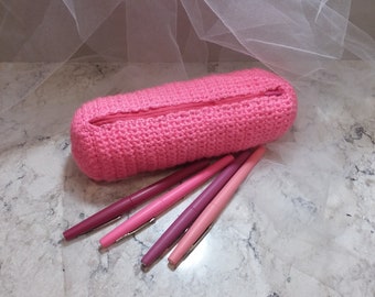 Hand-crocheted Pencil Case