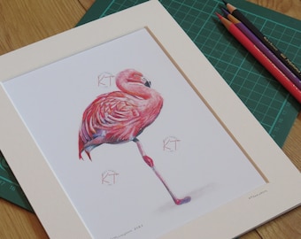 FLAMINGO Art Prints, Flamingo Wall Art, Fine Art Print, Flamingo Gift