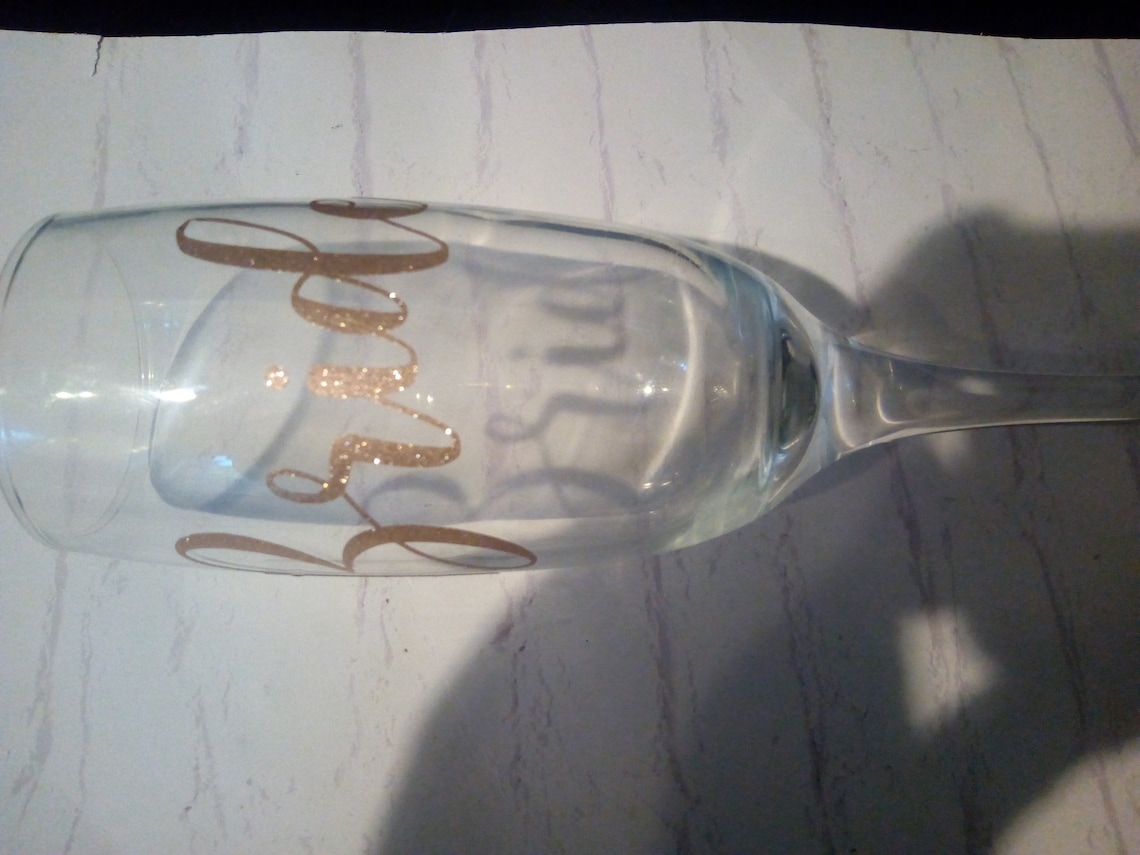 Personalised Vinyl Glass Decal Etsy UK