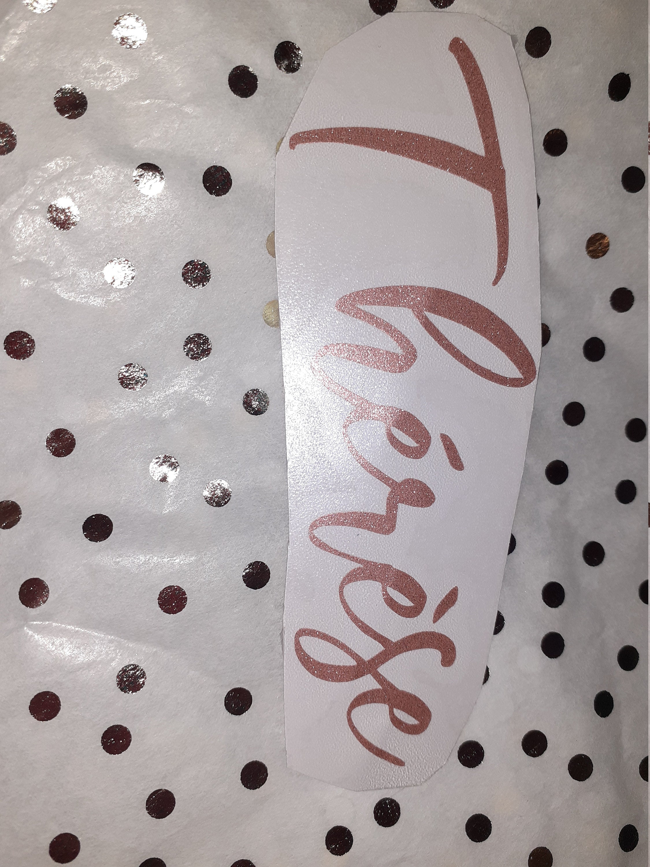 Personalised Vinyl Glass Decal Etsy