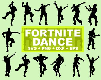 fortnite dance svg fortnite dance moves silhouette fortnite svg png pack fortnite emote svg fortnite clipart fortnite for cricut vector - fortnite dance png